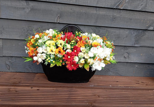 Autumn Floral Planter