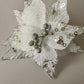 White & Silver Poinsettia