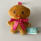 Plush Gingerbread Tree Decor Pink