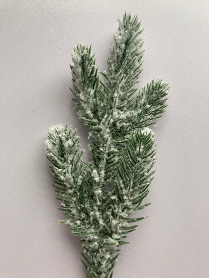 24cm Snowy Spruce Stem