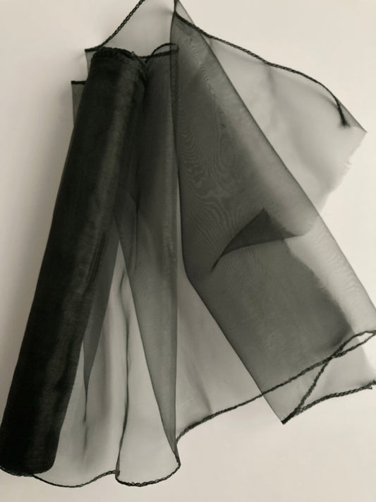 10yrd Black Organza Roll