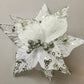 White & Silver Poinsettia