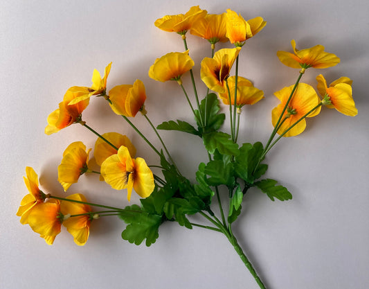 Yellow Pansy Bunch