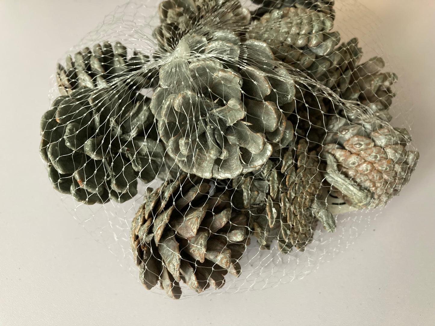 Grey Pinecone Bag