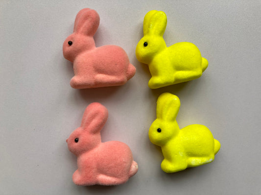 4pk Mini Yellow & Pink Bunnies