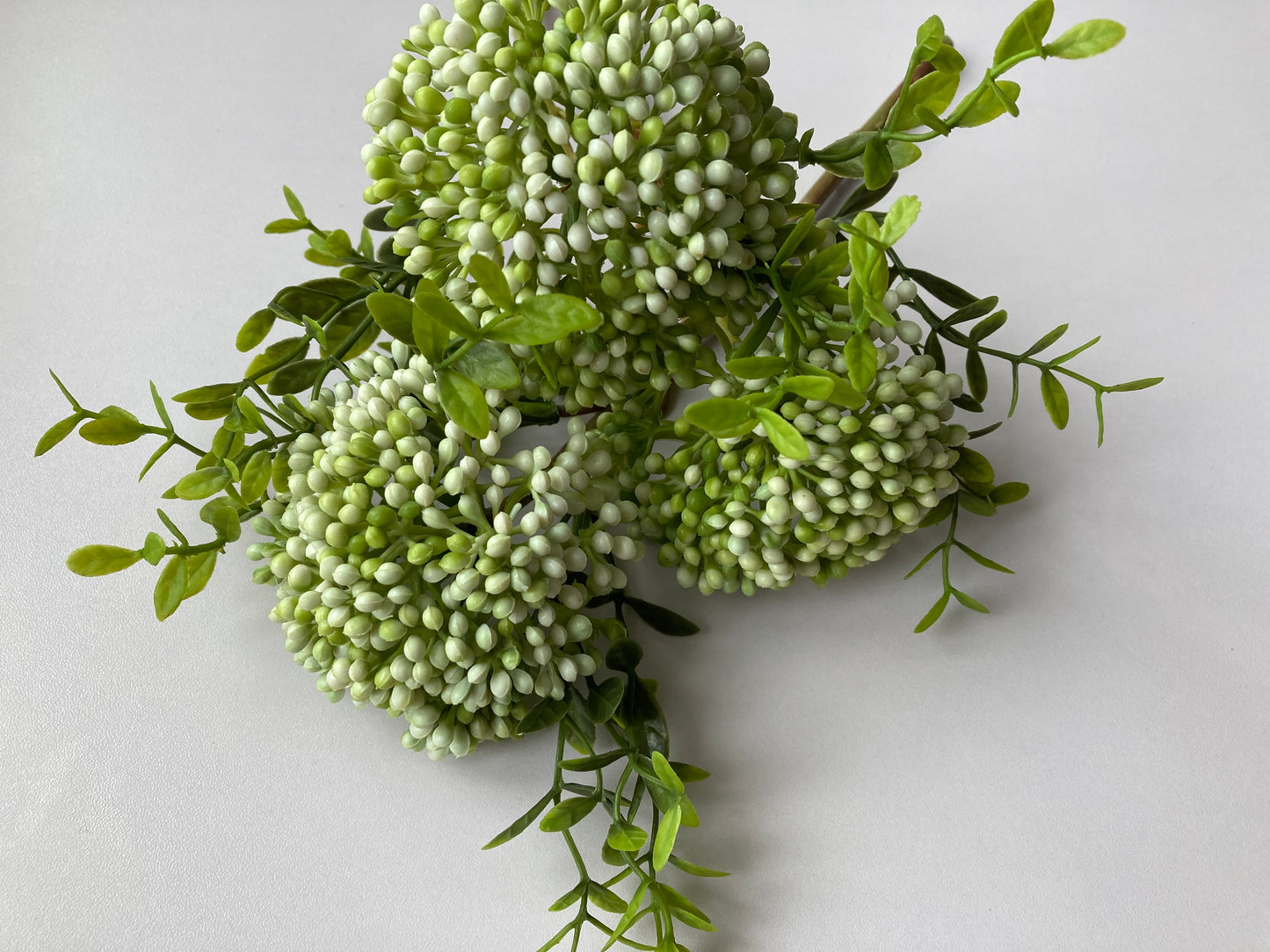 White Cluster Berry 3 Stems