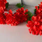 8 Red Chrysanthemum Bunch
