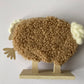 Fluffy Sheep With Wood Stand