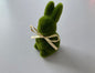 Green Flocked Bunny