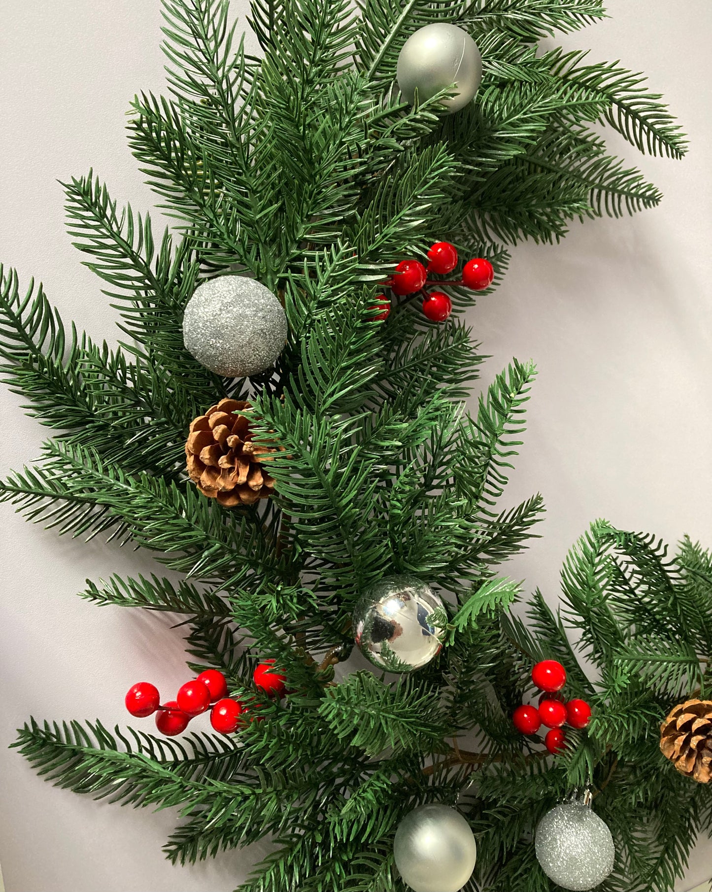 Berry, Pinecone & Bauble Trailing Spruce.