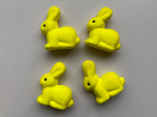 4pk Yellow Mini Bunnies