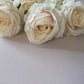 Soft Pink Centred White Rose Bunch