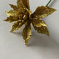 Small Gold Glitter Poinsettia