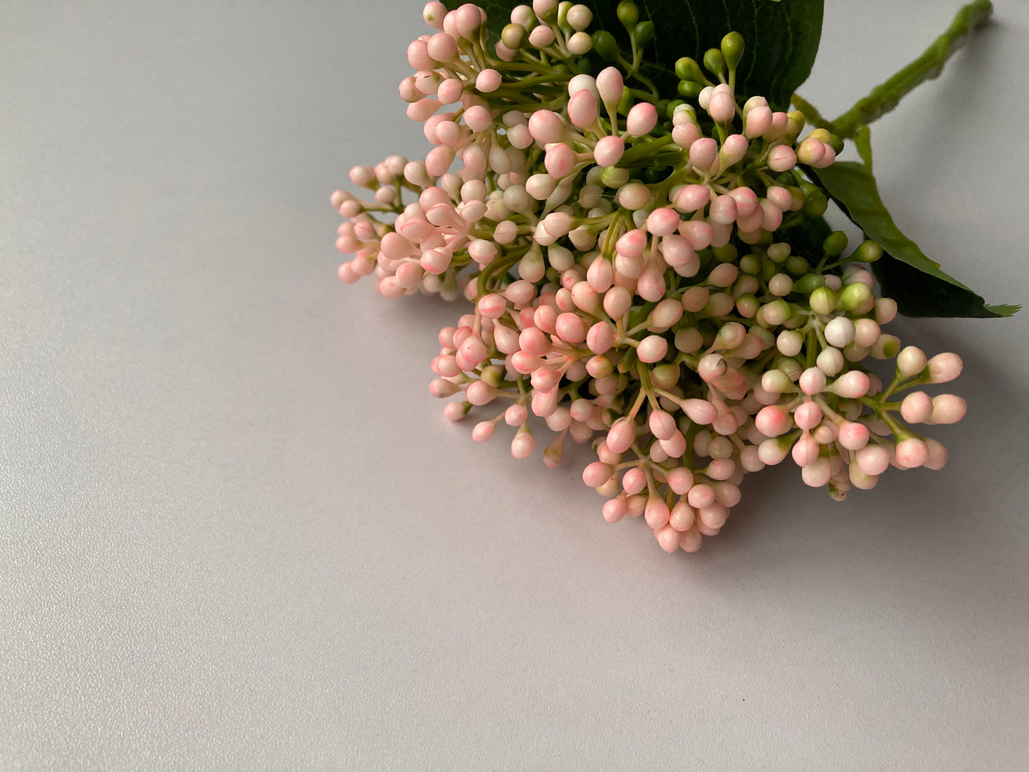 Light Pink/White Berry Cluster