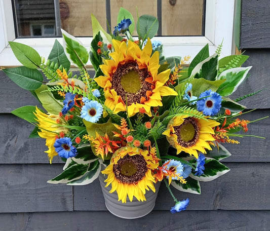 Sunflower Hanging Pot