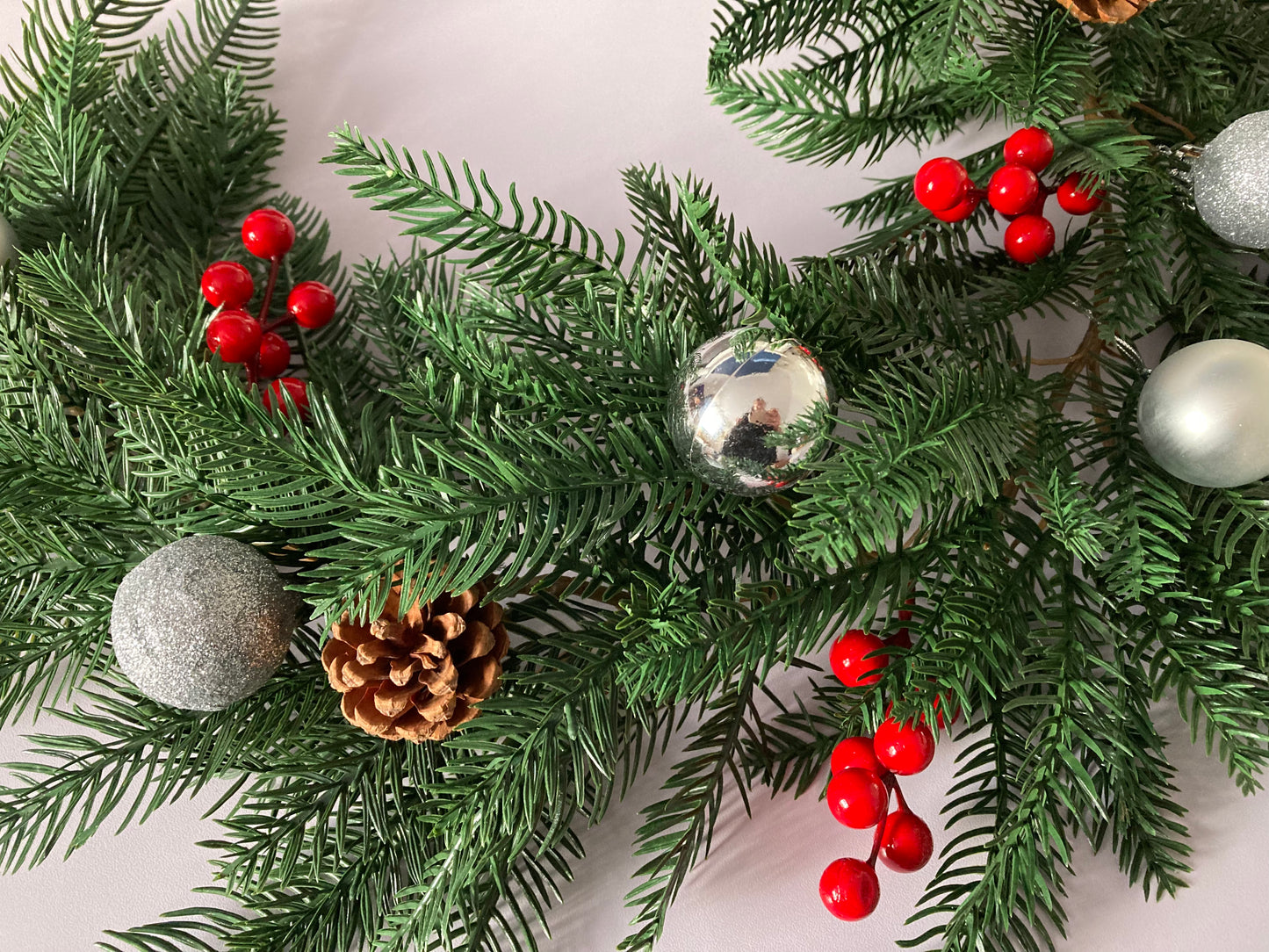 Berry, Pinecone & Bauble Trailing Spruce.