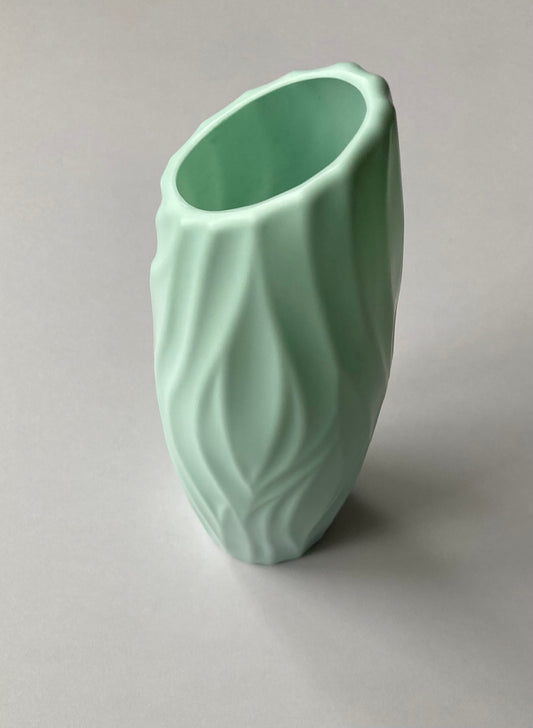 Mint Green Tall Vase