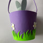 Purple Easter Bunny Basket