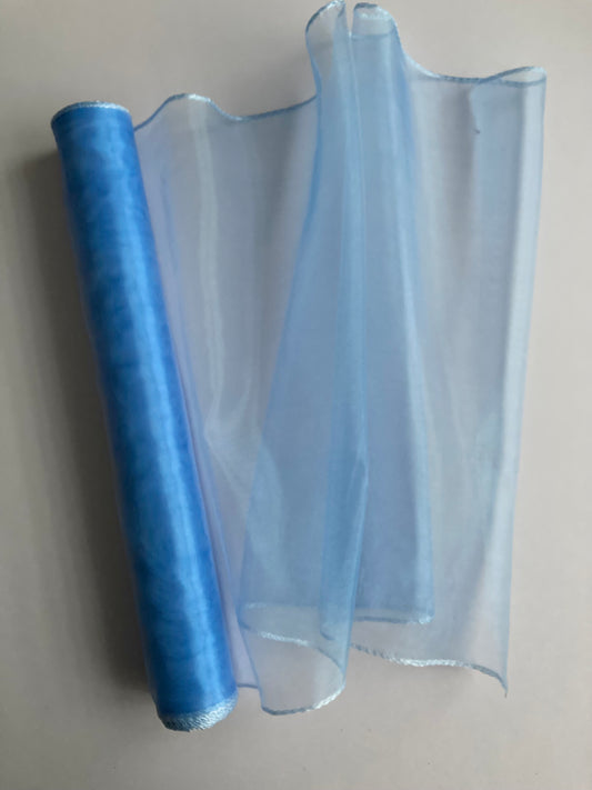 10yrd Blue Organza Roll