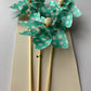 3pk Green Polka Dot Windmill Picks