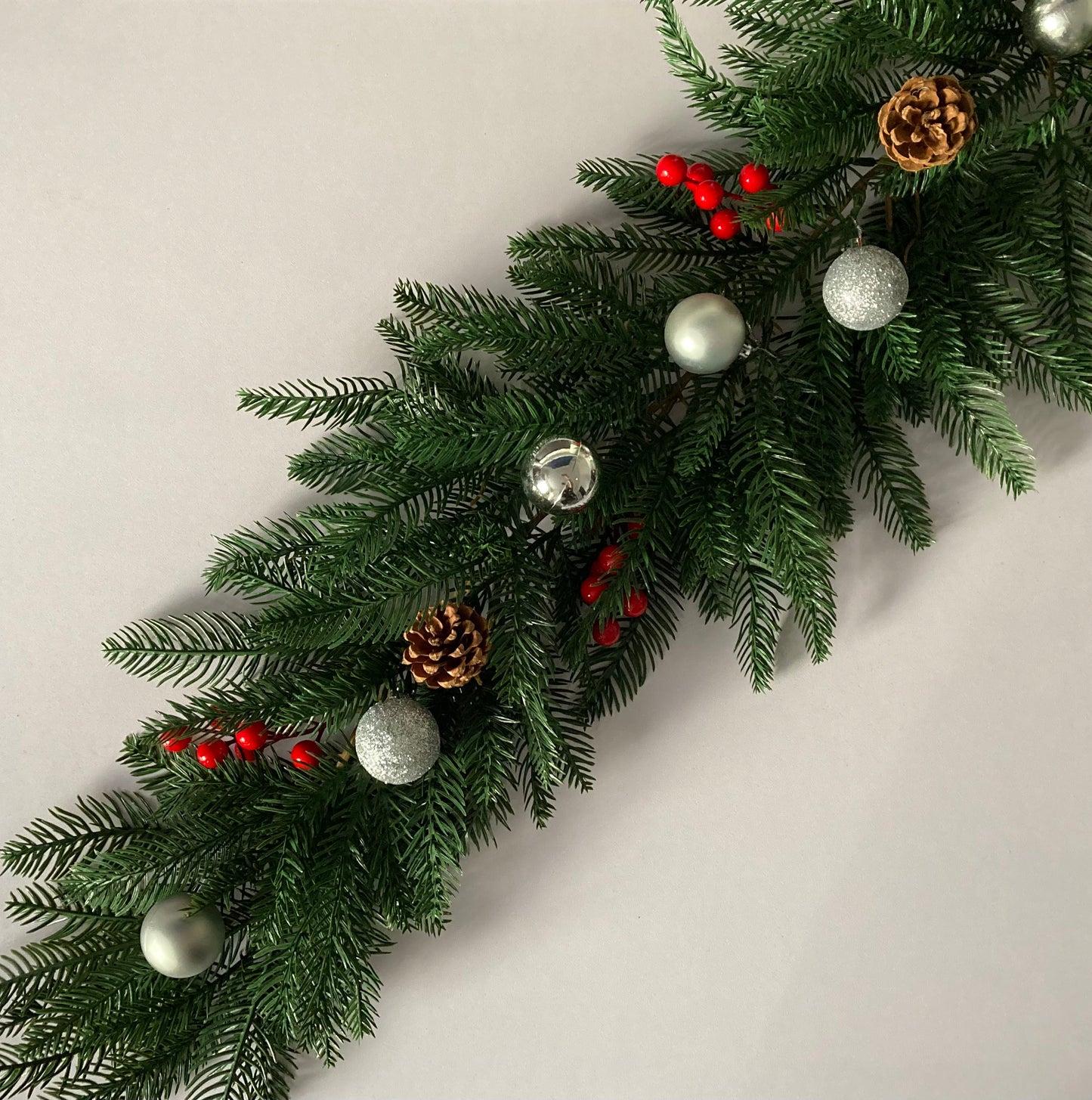 Berry, Pinecone & Bauble Trailing Spruce.