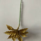 Small Gold Glitter Poinsettia