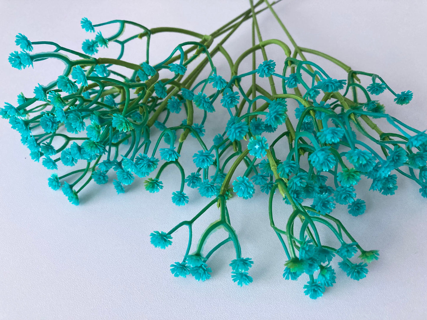 6 Stem Turquoise Gyp Bunch