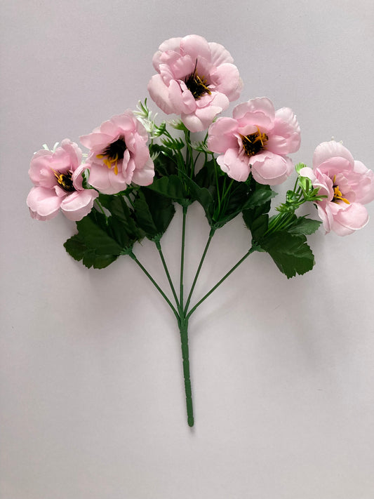 5 Pink Anemone Bunch