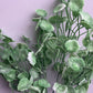 30cm White & Green Foliage Bunch