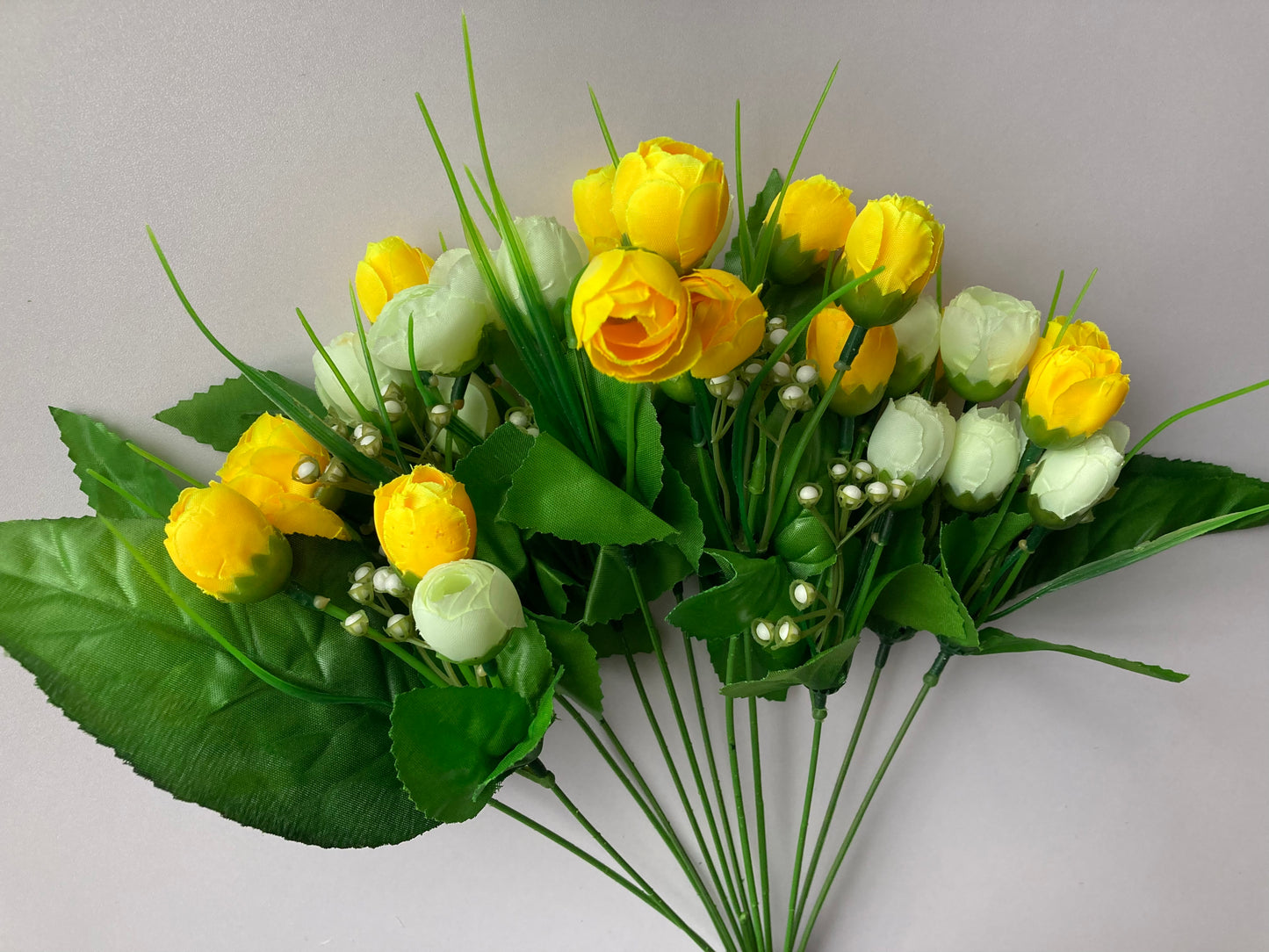 Yellow & Ivory Baby Tulip Bunch