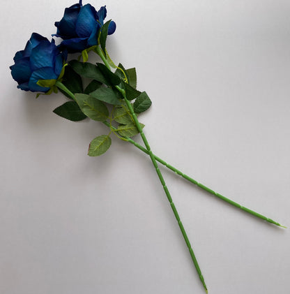 Royal Blue Velvet Soft Touch Rose