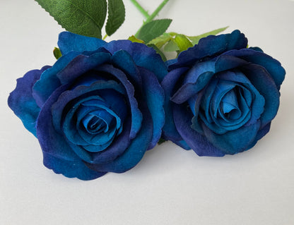 Royal Blue Velvet Soft Touch Rose