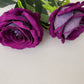 74cm Long Purple Velvet Rose