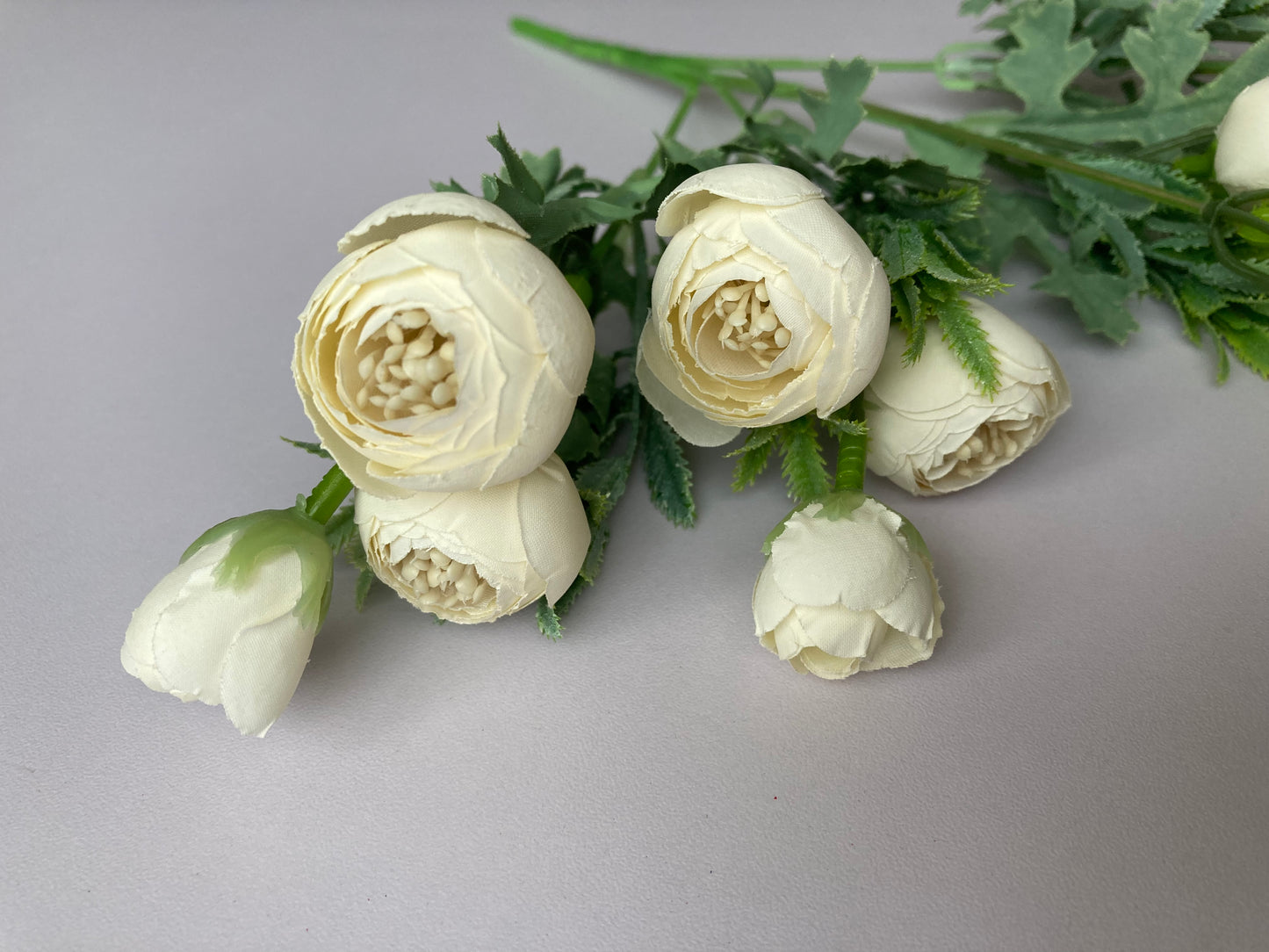 Mini Ivory Ranunculus Bunch