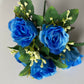 5 Blue Rosebud & Gyp Bunch