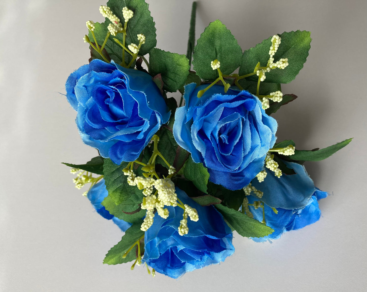 5 Blue Rosebud & Gyp Bunch