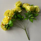 Lemon Yellow Rose & Gyp Bush