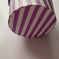Purple Striped Pot