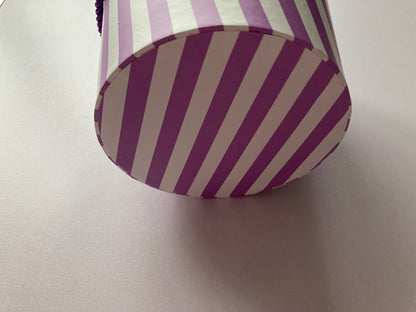 Purple Striped Pot