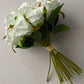 15 White Rosebud Bunch