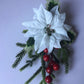 White Poinsettia & Berry Pick