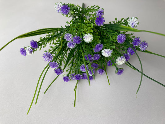 Purple & White Gyp Foliage Bush