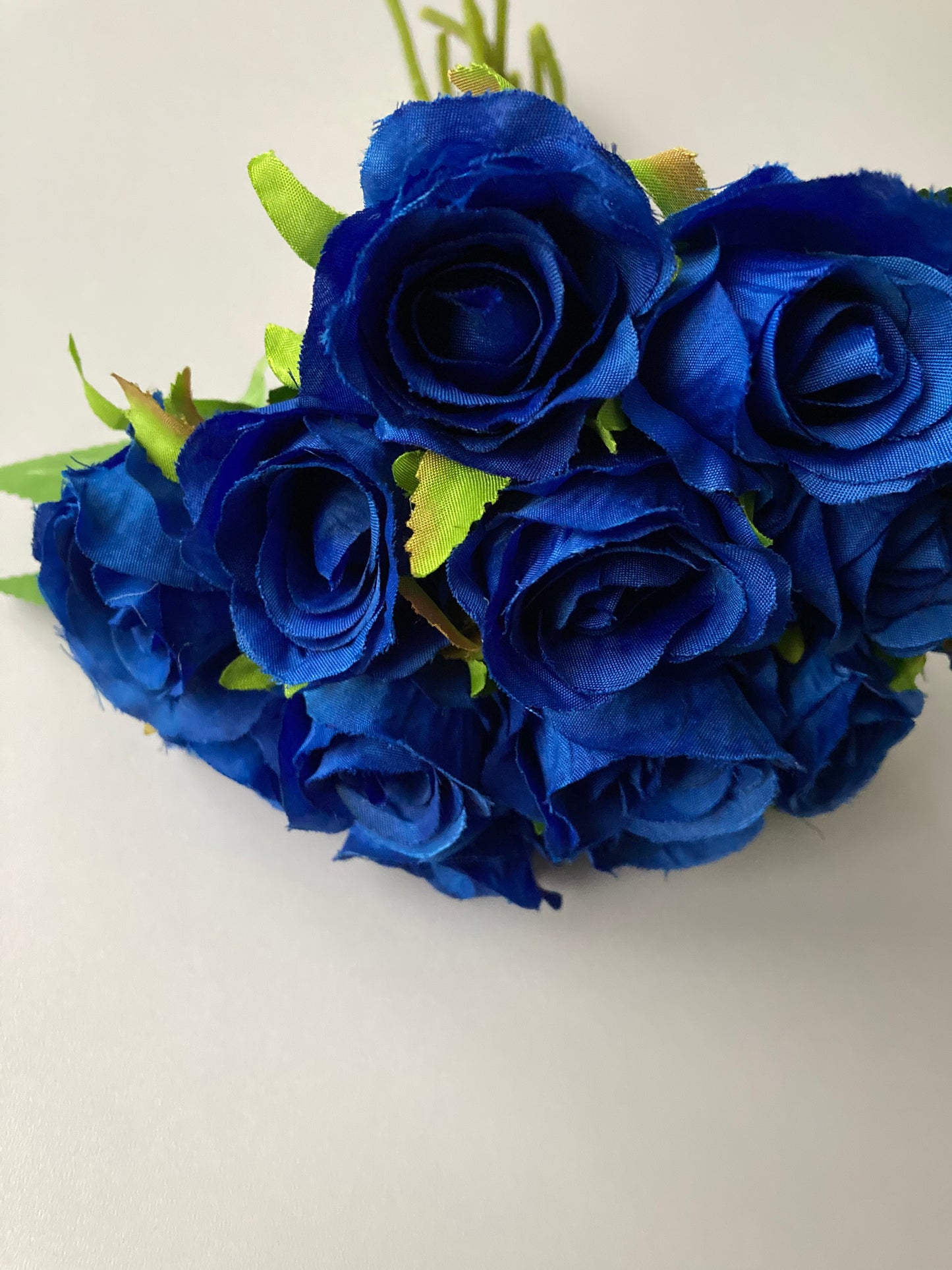 15 Royal Blue Roses