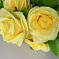 Lemon Yellow Rose & Gyp Bush