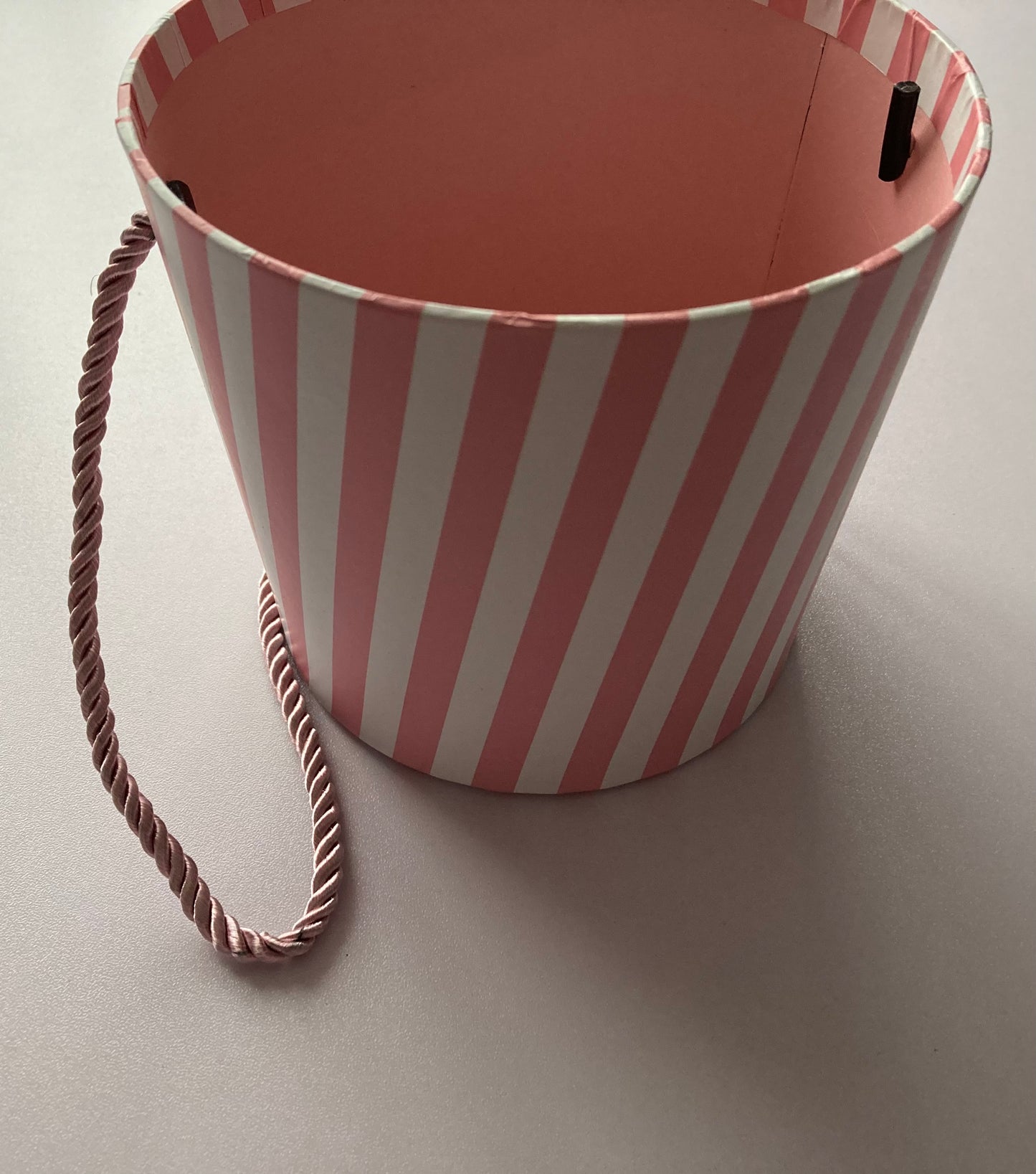 Pink Striped Pot