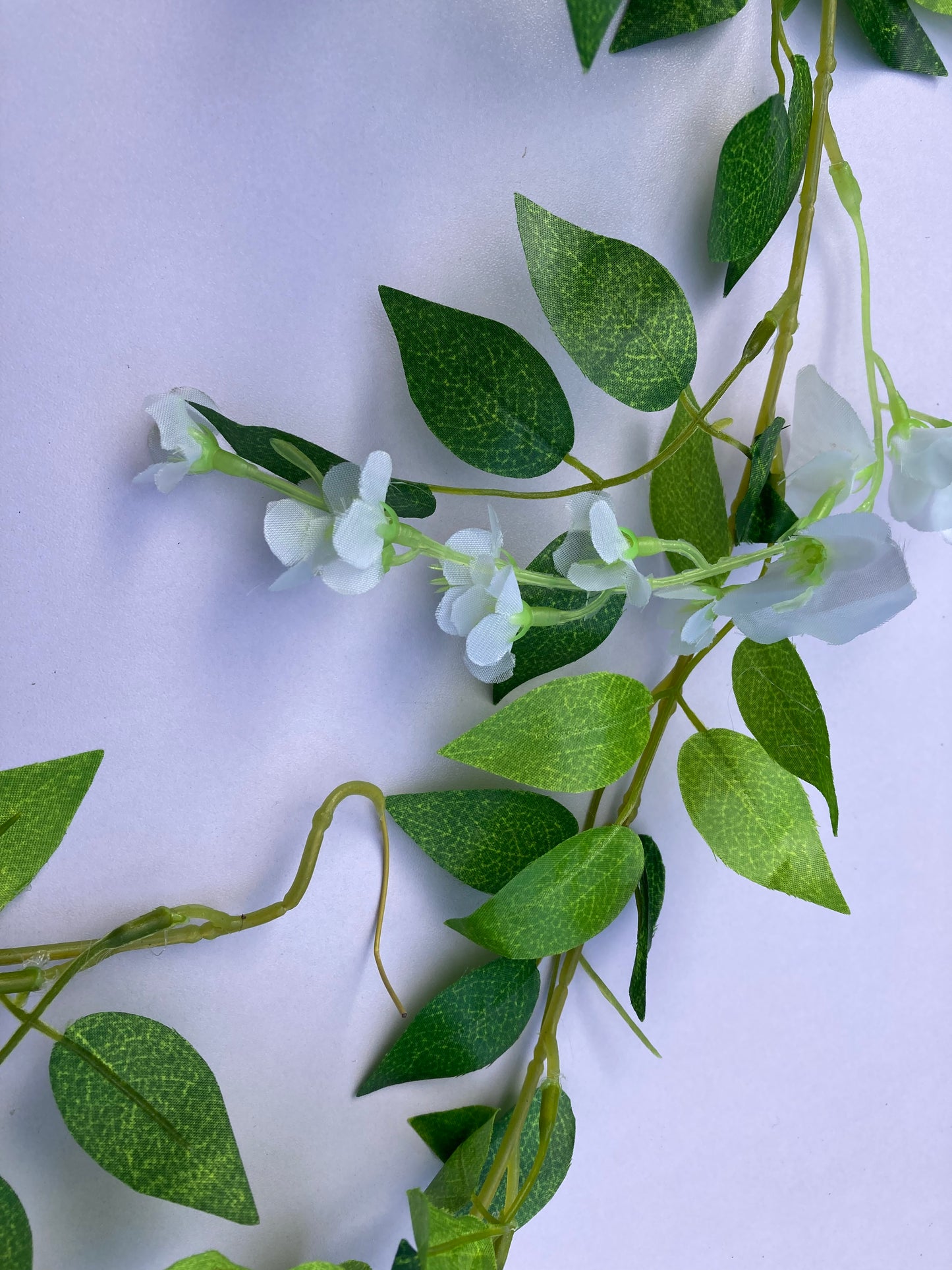 170cm White Wisteria Garland