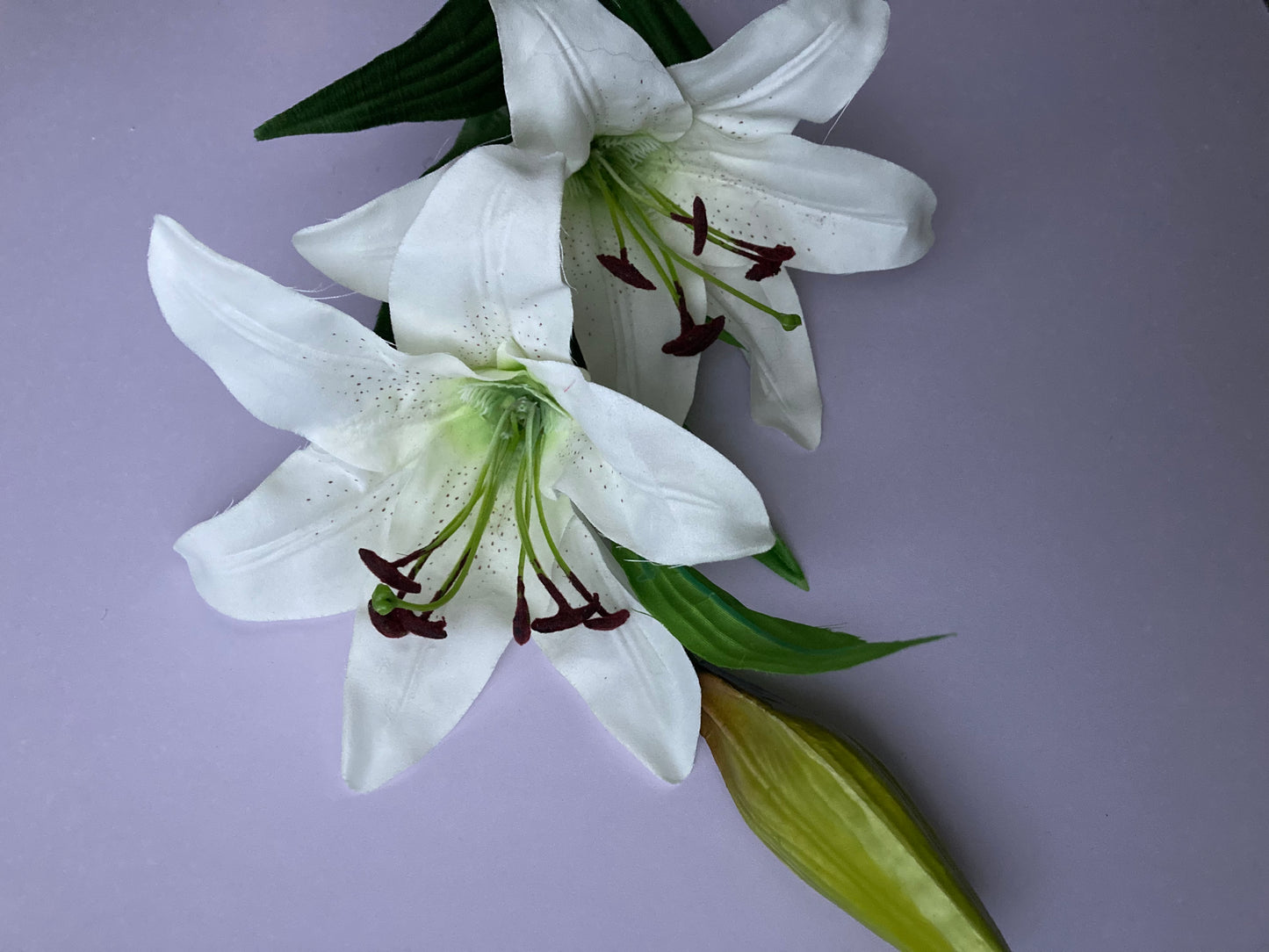 Ivory Tiger Lily Spray