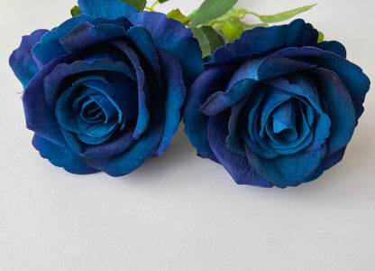 Royal Blue Velvet Soft Touch Rose