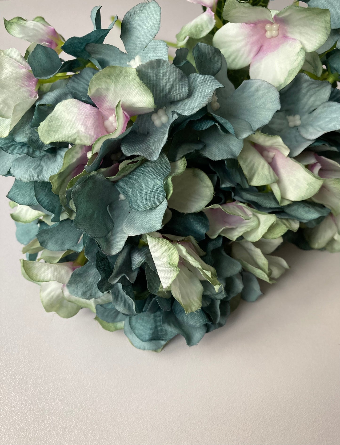 Teal & Green Hydrangea Bunch