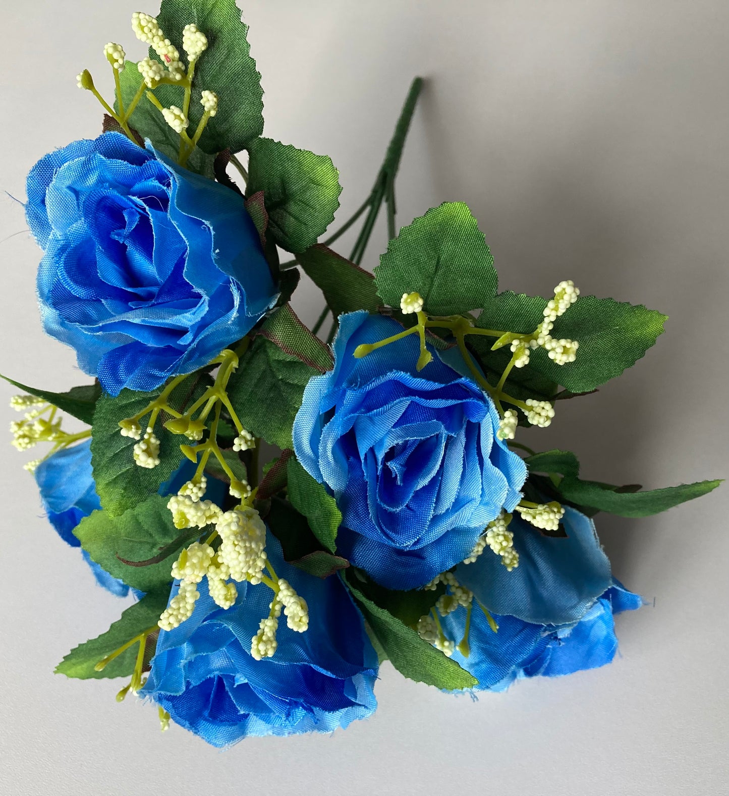 5 Blue Rosebud & Gyp Bunch